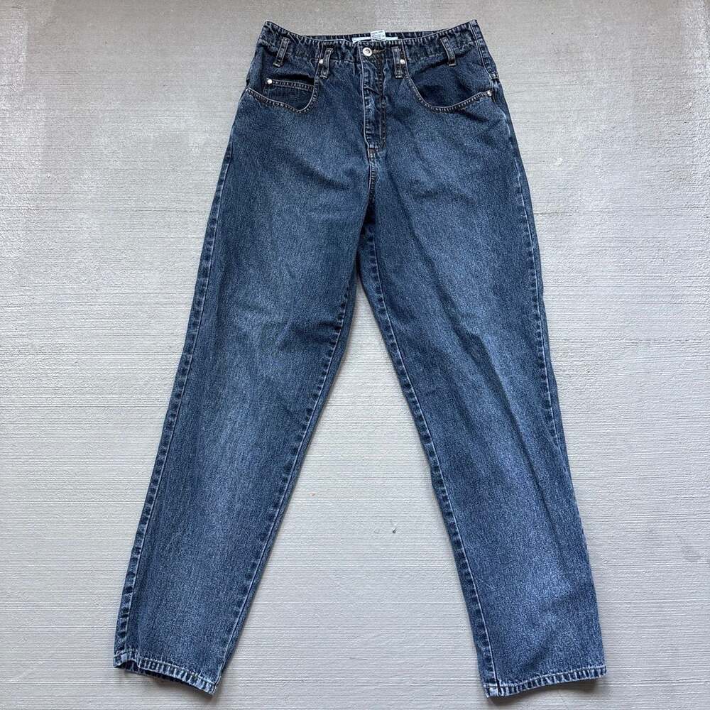 Vintage Anchor Blue Baggy Jeans Mens resized 29 waist